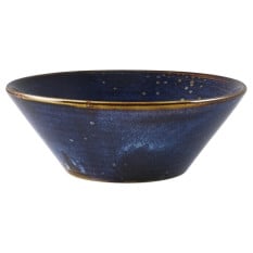 Terra Porcelain Aqua Blue Conical Bowl 16cm