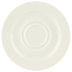 Embossed Contour Saucer 16cm/6.25" (Pack of 12)