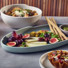 Copenhagen Melamine Jade Oval Dish 40 x 20cm/15 x 7.9"