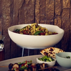 Copenhagen Melamine White Bowl 28cm/11" 2.6L/91.5oz (Pack of 4)
