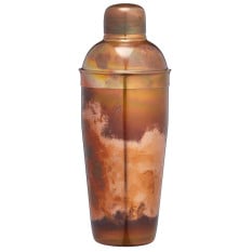 BarCraft Iridescent Copper-Finish Cocktail Shaker 700ml