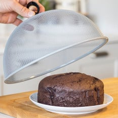 KitchenCraft Round Metal Mesh Food Cover 35cm/13.7"