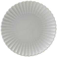 Incise Porcelain Scalloped Coupe Plate 20cm/8" (Pack of 6)