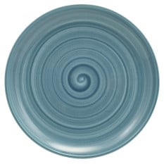 Miro Porcelain Blue Coupe Plate 24cm/9.5" (Pack of 6)
