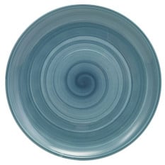 Miro Porcelain Blue Coupe Plate 27.5cm/11" (Pack of 6)