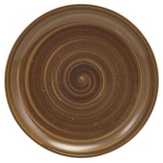 Miro Porcelain Grey Coupe Plate 24cm/9.5" (Pack of 6)