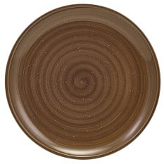 Miro Porcelain Grey Coupe Plate 27.5cm/11" (Pack of 6)