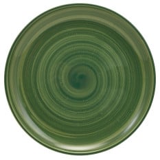 Miro Porcelain Green Coupe Plate 27.5cm/11" (Pack of 6)