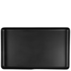 Black Copenhagen Melamine GN 1/1 Platter 53 x 32.5 x 3.5cm