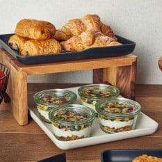 White Copenhagen Melamine GN 1/1 Platter 53x32.5x3.5cm
