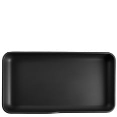 Black Copenhagen Melamine GN 1/3 Platter 32.5 x 17.6 x 3.5cm