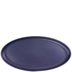 Denim Blue Copenhagen Oval Melamine Dish 47.5 x 24cm