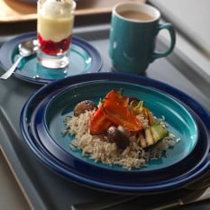 Creations Freedom Melamine Blue Round Plate 16.5cm/6.5" (Pack of 6)