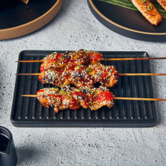 Forge Stoneware Griddle Plate 21.5 x 15cm (Pack of 6)