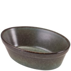 Forge Cove Stoneware Oval Pie Dish 16cm/6.3" (Pack of 6)