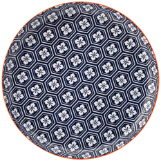 Cadiz Blue & Orange Plate 27cm/10.5" (Pack of 6)