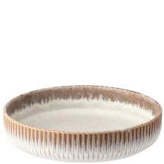 Corduroy Drift Edge Shallow Bowl 19cm/7.5" (Pack of 6)