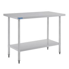 Stainless Steel Centre Table Food Prep Work Bench 900 x 600mm