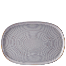 Santo Dark Grey Platter 33cm/13" (Pack of 4)