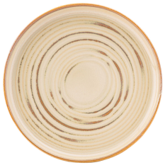 Santo Taupe Coupe Plate 17.5cm/7" (Pack of 6)