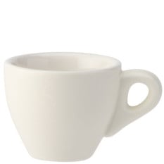 Barista Espresso Matt White Coffee Cup 80ml/2.75oz (Pack of 12)