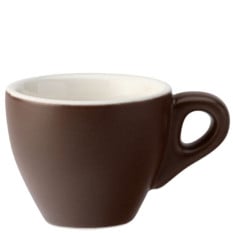Barista Espresso Matt Brown Coffee Cup 80ml/2.75oz (Pack of 12)