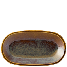 Murra Toffee Deep Coupe Oval 25 x 15cm/9.8 x 6" (Pack of 6)