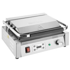 Buffalo Extra Large Single Contact Grill Rib/Flat Plate