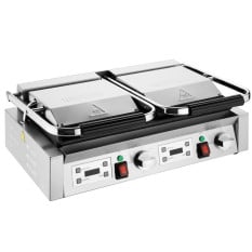 Buffalo Double Contact Grill Ribbed/Flat Plate