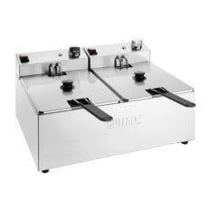 Buffalo Countertop Twin Tank Countertop Fryer 2 x 5 Litre 5.6kW