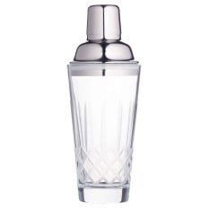 BarCraft Cut Glass Cocktail Shaker 350ml