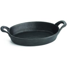 Cast Iron Mini Oval Au Gratin 22cm