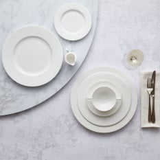 William Edwards Classic White Coupe Saucer 16cm/6" (Pack of 12)