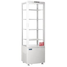 Polar C-Series Energy Efficent Display Fridge Curved Door White 235 Litre
