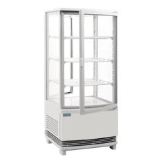 Polar C-Series Energy Efficent Display Fridge Curved Door White 86 Litre
