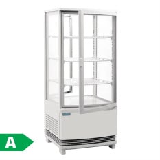 Polar C-Series Energy Efficent Display Fridge Curved Door White 86 Litre