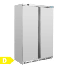 Polar C-Series Double Door Upright Fridge Stainless Steel 744 Litre