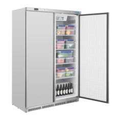 Polar C-Series Double Door Upright Fridge Stainless Steel 744 Litre