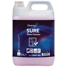 Diversey SURE Glass Cleaner Ready To Use 5Ltr (2 Pack)