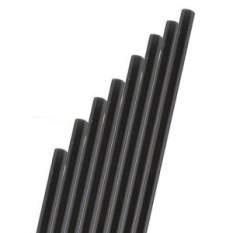 Paper Sip Straws Black 5.5 Inch 14cm Close Up