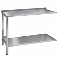 DC Pass Through Entry/Exit Table with Undershelf 1650mm