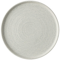 Churchill Delta Grey Walled Plate 26cm/10.25" (Pack of 6)