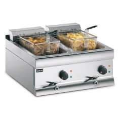 Lincat DF612 Silverlink 600 Counter Top Twin Tank Electric Fryer 2 x 6kW