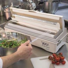 Wrapmaster Duo Dispenser + 3x 50 Meter Wrapmaster Baking Parchment & 3x 90 Meter Wrapmaster Foil Refills (45cm)