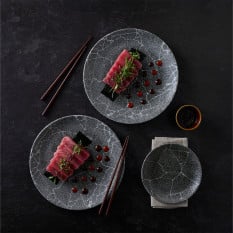 Churchill Studio Prints Kintsugi Reverse Quartz Coupe Plate 28.8cm/11.25" (Pack of 12)
