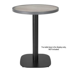 Bolero Fibre Glass Round Table Top Wood Effect 580mm