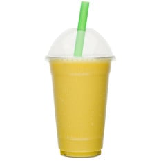 Domed Lid Smoothie Milkshake Cups With Lids 20oz (Pack of 1000)