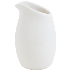 Elevate White Fine China Unhandled Jug 120ml/4.25oz (Pack of 12)