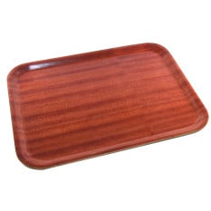 Darkwood Mahogany Service Tray 48 x 37cm
