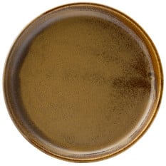 Murra Toffee Walled Plate 17.5cm/7" (Pack of 6)